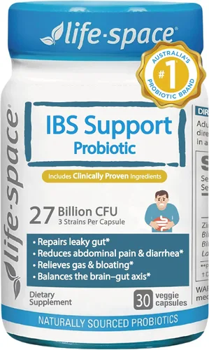 Miniatura 13 de Life-Space Probióticos bióticos intestinales para regularidad, porción de 2 meses, 20 mil millones de UFC y 5 cepas, apoya el movimiento intestinal