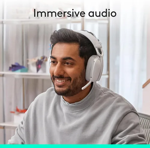Miniatura 4 de Logitech Zone Vibe 100 Lightweight Wireless Over Ear Headphones with Noise Canceling Microphone