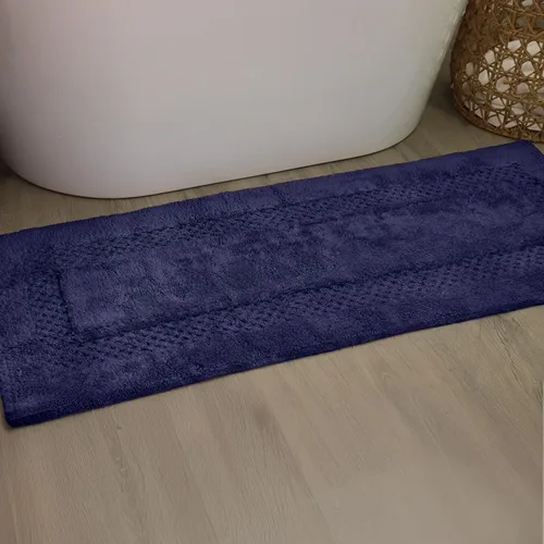 Miniatura 46 de Home Weavers Classy - Juego de alfombras de baño 100 % algodón, decoración de baño, lavable, extrasuave y absorbente, tapete de cocina, juego de Aqua