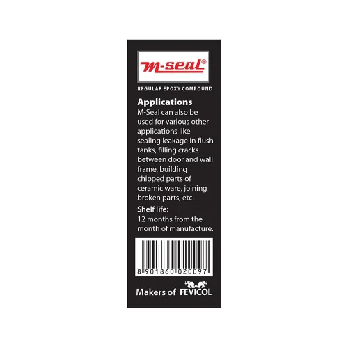 Miniatura 3 de Pidilite M-SEAL REGULAR EPOXY COMPOUND 1 x 0.88 oz - Sellos - Uniones - Fijaciones - Construye