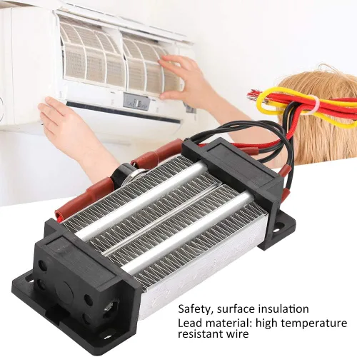 Miniatura 2 de Calentador de espacio de cerámica con termostato, calentador de calefacción interior eléctrico de 300 W para oficina en casa