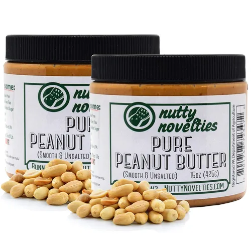 Miniatura 22 de Nutty Novelties Mantequilla de maní, alta en proteínas, baja en azúcar, mantequilla de maní saludable, mantequilla de maní completamente natural