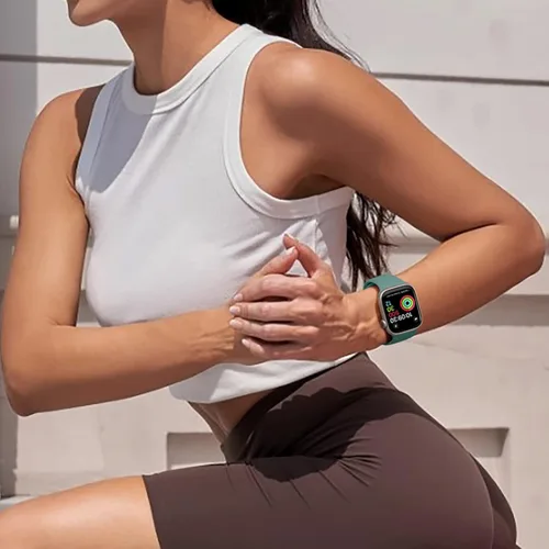 Miniatura 4 de Maledan Paquete de 6 correas compatibles con Apple Watch de 38mm 40mm 41mm 42mm 44mm 45mm 46mm 49mm, mujeres y hombres, correa deportiva de silicona