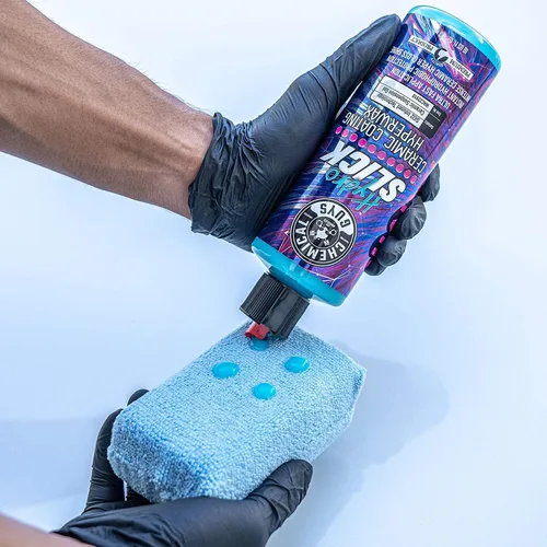 Miniatura 9 de Chemical Guys WAC22916 HydroSlick SiO2 - Revestimiento cerámico de hipercera con aplicador de microfibra de grado premium, 16 fl oz (Paquete de 1)