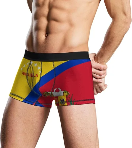 Miniatura 3 de Venezuela Flag Men's Underwear Boxer Briefs Soft No-Ride-Up Wicking Underpants