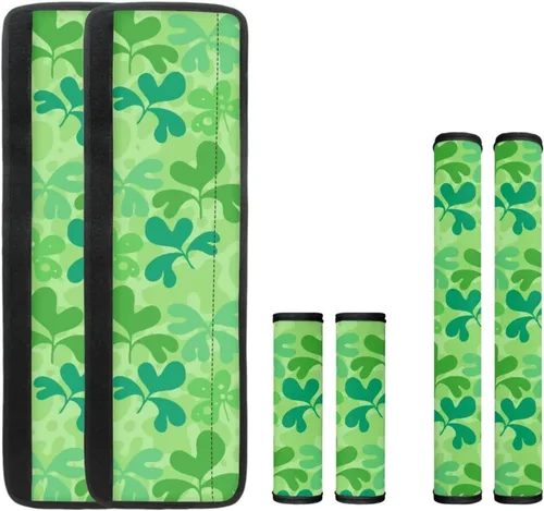 Miniatura 30 de 6 fundas para manija de puerta de refrigerador de Acción de Gracias, cubierta de manija de nevera de otoño, hoja de arce, protector de manija
