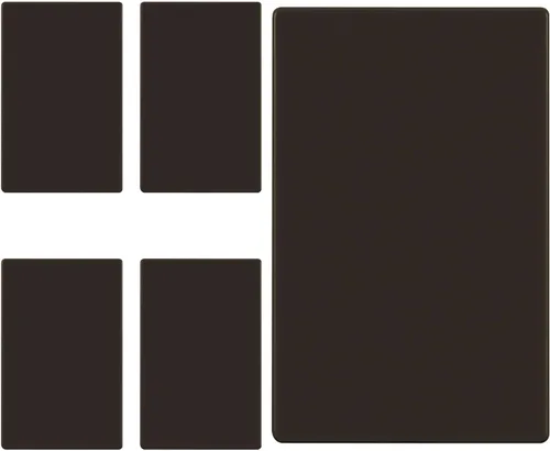 Miniatura 30 de ENERLITES Placa de pared ciega sin tornillos, cubierta de salida de dispositivo ciego segura para niños, tamaño estándar, 1-Gang 4.68 x 2.93 Dorado