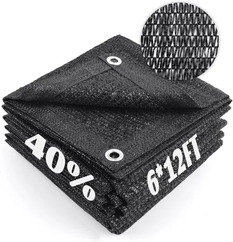Miniatura 17 de Cool Area Lona de malla con ojales para cubierta de plantas, toldo de patio de 10 x 20 pies, para jardín, pérgola, invernadero, coche, granero, 55%