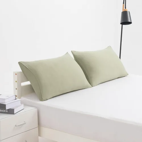 Miniatura 129 de Juego de 2 fundas de almohada pequeñas de punto Jersey Knit para viajes o niños pequeños de 12 x 16 pulgadas, 13 x 18 o 14 x 20 pulgadas, sobre