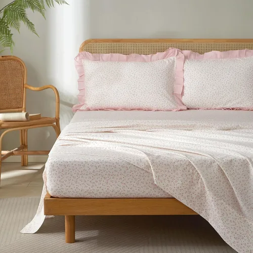 Miniatura 12 de LifeTB Tan Gingham - Juego de sábanas tamaño matrimonial, transpirables, suaves, color beige, gris topo, sábanas a cuadros 100% algodón lavado