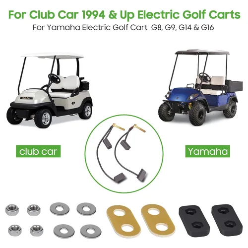 Miniatura 3 de 10L0L Kit de cepillo de motor de carrito de golf para Yamaha G8 G9 G14 G16 y Club Car Electric 1994 en adelante y, carrito de golf eléctrico GE, kit