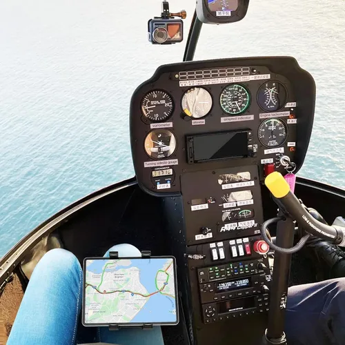 Miniatura 2 de OHLPRO Pilot Kneeboard para iPad y tabletas de 7 a 11 pulgadas, paquete de 2 correas elásticas mejoradas para un ajuste seguro en el muslo, ángulos