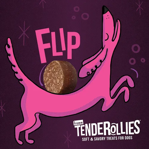 Miniatura 8 de Fromm Tenderollies Bac'n Chedd-a-Rollie - Golosinas para perros, suaves y saladas, receta de tocino, 8 onzas