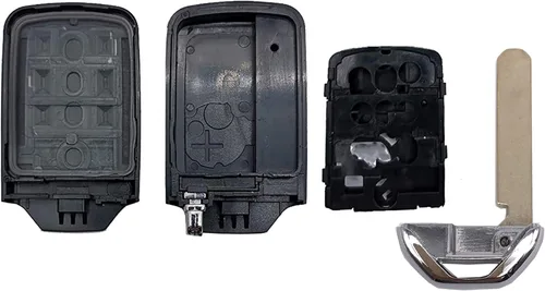 Miniatura 6 de Funda para llavero inteligente con control remoto para Honda Accord Civic CR-V HRV con 4 botones de repuesto sin llave (1)