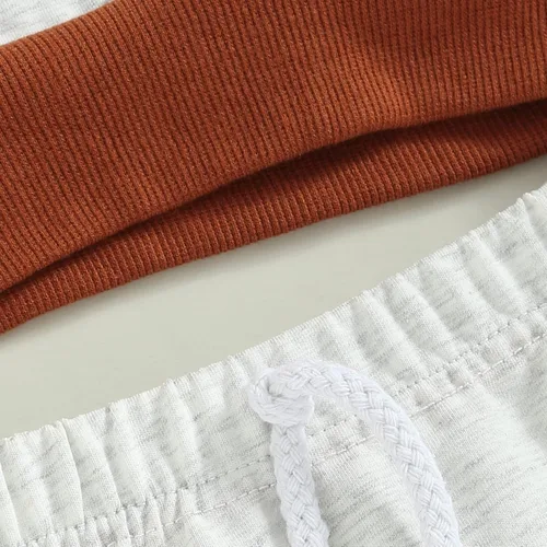 Miniatura 6 de Conjunto de ropa de verano para bebés y niñas con capucha y pantalones cortos con cordón, conjunto casual de verano