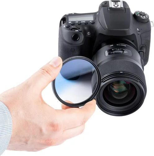 Miniatura 7 de Acuvar Kit de filtro de lente de color graduado de 1.929 in - Juego de 6 filtros degradados para lentes de cámara DSLR - Compatible con Canon