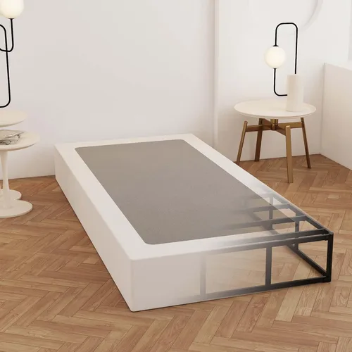 Miniatura 12 de Maenizi Somier de 9 pulgadas para cama Queen, base de cama de metal resistente con funda de tela, base de colchón, fácil montaje, sin ruido