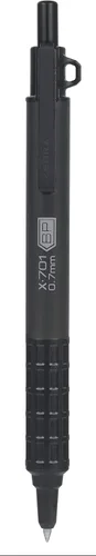 Miniatura 3 de Zebra Pen X-701 Tactical & G-750 - Juego de regalo de bolígrafo retráctil y bolígrafo de gel, barril de metal premium, punta media/fina, paquete