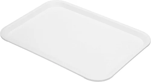 Miniatura 7 de PATIKIL Bandeja de comida rápida de 13.7 x 10.6, bandeja rectangular multiusos reutilizable de plástico PP para restaurante, cocina en casa