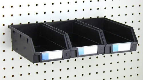 Miniatura 29 de Papeleras de Pegboard – tamaños 3.5", 5", o 7" Negro