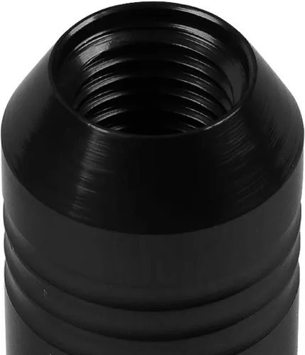Miniatura 4 de J2 Engineering 7075 Aluminio Negro M12 x 1.5 20 piezas L: 2.362 in Tuerca de extremo abierto con adaptador de enchufe