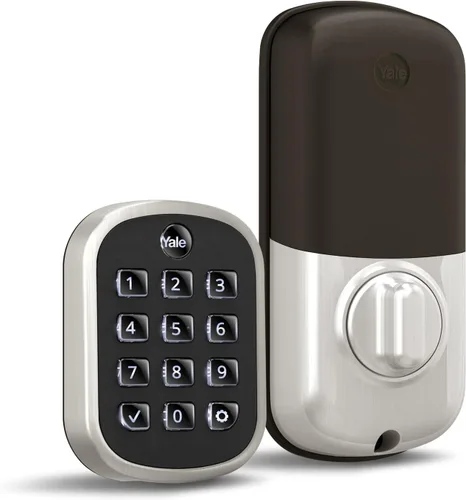 Miniatura 9 de Yale Security Cerradura de Pestillo con Teclado sin Llave - Desbloquea Usando tu Código de Entrada - Sin aplicación o conectividad - Gamuza Negra