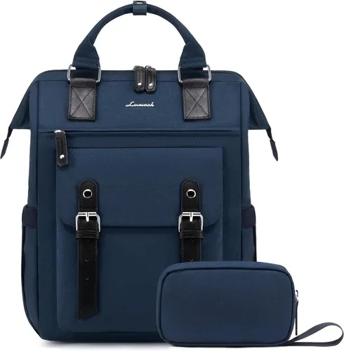 Miniatura 38 de LOVEVOOK - Mochila para laptop, para viaje de trabajo, bolso de enfermera, profesor, médico, viajero, para computadora de negocios, mochila