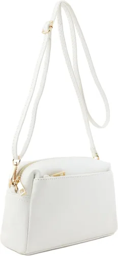 Miniatura 136 de FashionPuzzle Triple Zip Small Crossbody Bag