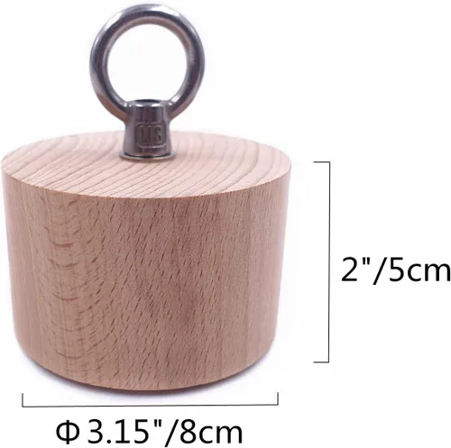 Miniatura 2 de Empuñadura de bloque de pellizco de madera Entrenamiento Escalada Power Grip Antebrazo Dedo Ejercitador de dedos Equipo de fortalecimiento