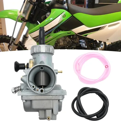 Miniatura 6 de Carburador con manguera compatible con Kawasaki KX65 KX80 Suzuki RM65 RM80 RM85 Yamaha YZ80 YZ85