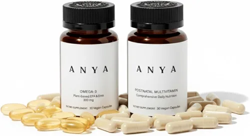 Miniatura 8 de ANYA Multivitamínico posparto, vitamina posnatal para mujeres lactancia, 30 cápsulas – Vitaminas A, C, D3, zinc, B12, biotina, folato y hierro