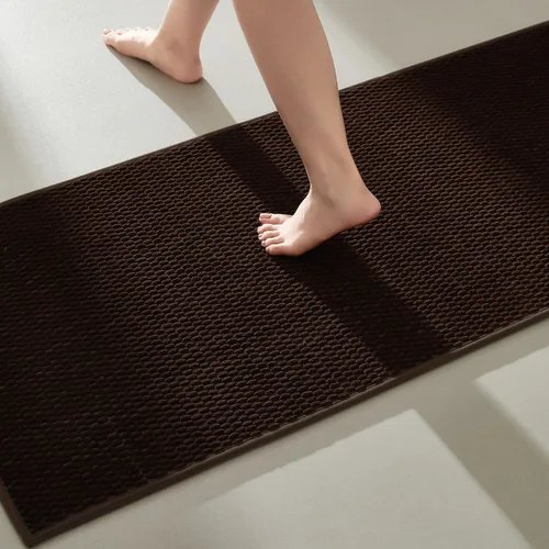 Miniatura 16 de TYUU Alfombras de Baño Antideslizantes Lavables, Tapete de Baño Súper Absorbente Delgado de Pila Baja para Secar Rápido, Alfombra de Baño Pequeña