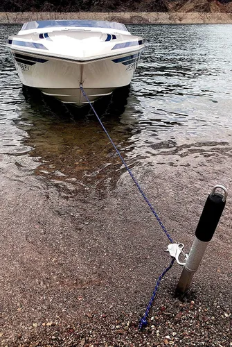 Miniatura 5 de Danik Hook Gancho de anclaje ajustable de acero inoxidable, sistema de anclaje marino sin nudos para barcos, caravanas y uso al aire libre