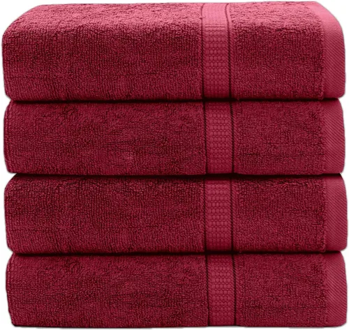 Miniatura 36 de GOLD TEXTILES Toalla 100% algodón, paquete de 12, 13 x 13 pulgadas, color blanco, ultra suave, altamente absorbente, de larga duración y de secado