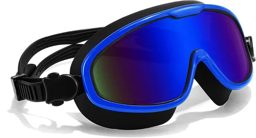 Miniatura 9 de FEISEDY Gafas de natación sin fugas, antivaho para piscina, para adultos, hombres, mujeres, jóvenes, visión clara de 180°, UV400 B2389