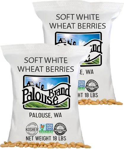 Miniatura 16 de Palouse Brand Granos de Trigo Blanco Suave Certificados Sin Residuos de Glifosato 1 LB Cultivado por Familias en el Estado de Washington 100%