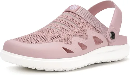 Miniatura 11 de Zuecos de jardín para hombre y mujer, sandalias transpirables para caminar ortopédicas de verano con suela de fascitis plantar