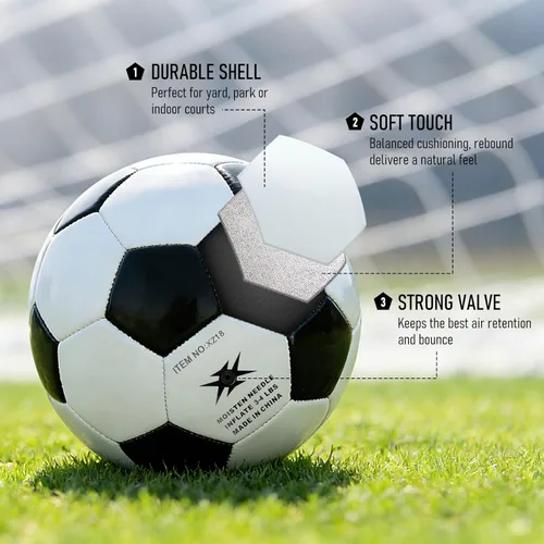 Miniatura 4 de Richball Pelota de fútbol de juguete Blanco y negro