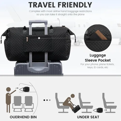 Miniatura 4 de LOVEVOOK Bolsa Weekender para mujer