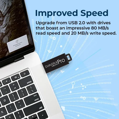 Miniatura 4 de Centon Electronics DataStick Pro - Unidad flash USB 3.2 Gen1, 128 GB, 5 unidades flash USB, paquete de 5 unidades, color negro