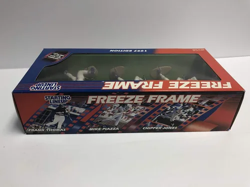 Miniatura 7 de Mike Piazza Los Angeles Dodgers FREEZE FRAME juego de figuras de acción 1997 SLU Edition