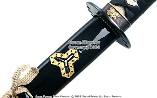 Miniatura 6 de Espada katana samurái hecha a mano de Kill Bill Bride's con soporte de exhibición y kits de limpieza
