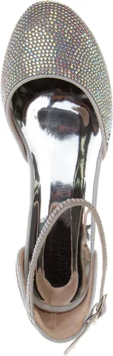 Miniatura 5 de Badgley Mischka Girls Dress Shoes - Kids Rhinestone Party High Heel Pumps Slip-On Block Closed Toe with Ankle Buckle (Little KidBig Kid)