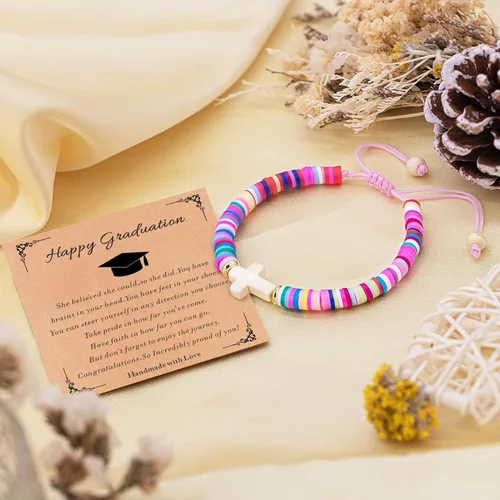 Miniatura 45 de Regalos navideños para niños, niñas adolescentes, mujeres, linda pulsera de cruz para niñas, regalos de Navidad cristianos para mujeres, ideas