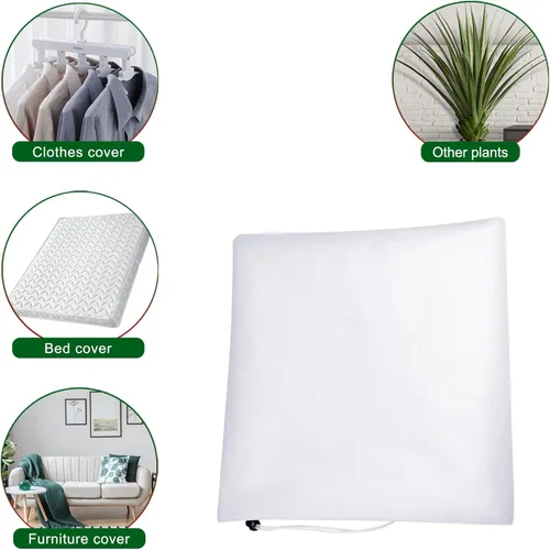 Miniatura 4 de Onesing Bolsa de almacenamiento para árbol de Navidad, 9 x 4 pies, cubierta blanca a prueba de polvo para árbol de Navidad para almacenamiento Blanco