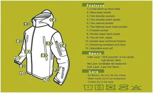 Miniatura 3 de Condor Summit Soft Shell Chaqueta, Negro