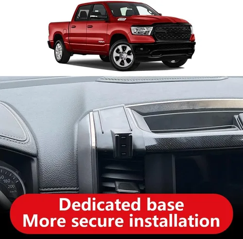 Miniatura 4 de Soporte de teléfono de coche para Dodge Ram 1500 2500 2021 2022 2023 2024 2025 2026 Dodge Ram 1500 2500 【Pantalla de 5 y 8.4 pulgadas】 Camionetas