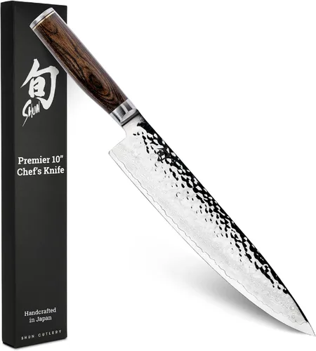 Miniatura 8 de Shun Premier Blonde - Cuchillo de chef de 6 pulgadas, cuchillo de cocina japonés hecho a mano para chefs profesionales y domésticos, núcleo VG-MAX