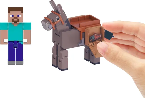 Miniatura 2 de Mattel Minecraft Figura de acción y accesorios Paquete de 2 con Creeper a escala de 3.25 pulgadas, set de juguetes coleccionables