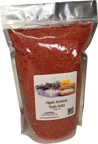 Sales de baño | Bolsa de 4 lb (64 oz.) | Elija su aroma | Sal de Epsom | Sal marina | Baño | Cuidado corporal | Belleza | Relajación | Spa |